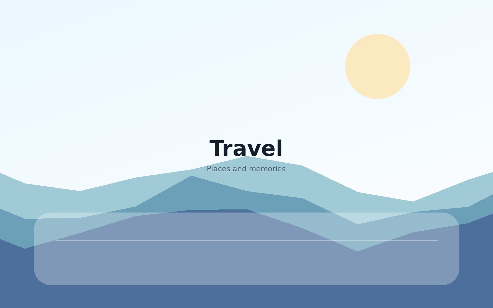 Travel preview